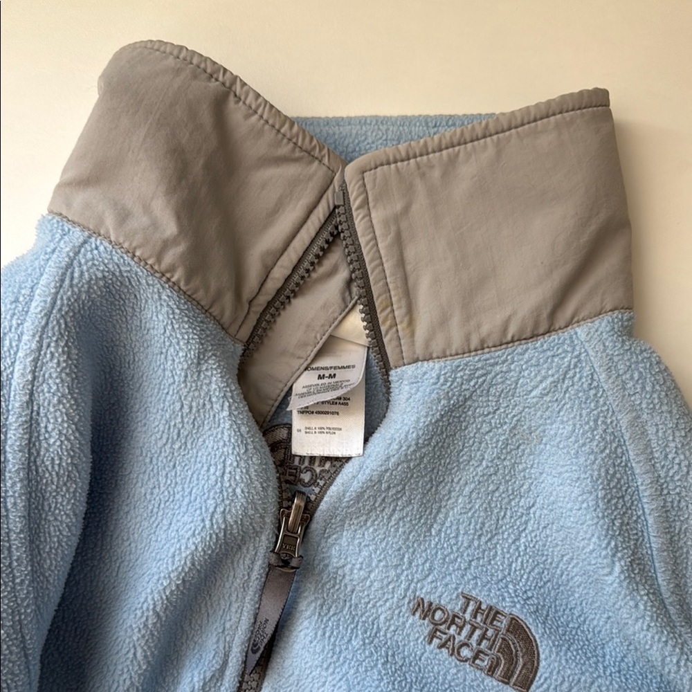 The North Face Sky Blue Fleece Jacket - Picture 4 of 7